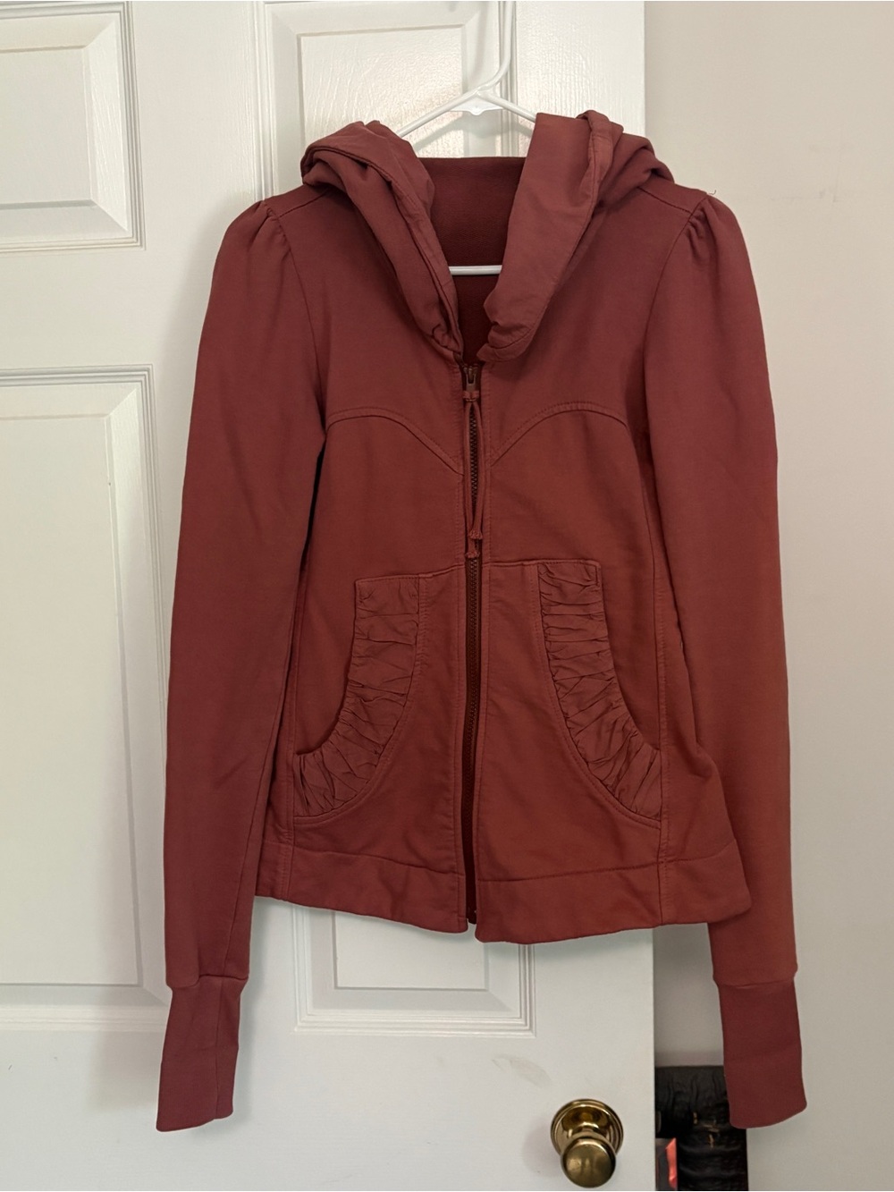 Adorable Embellished Zip-Up Hoodie